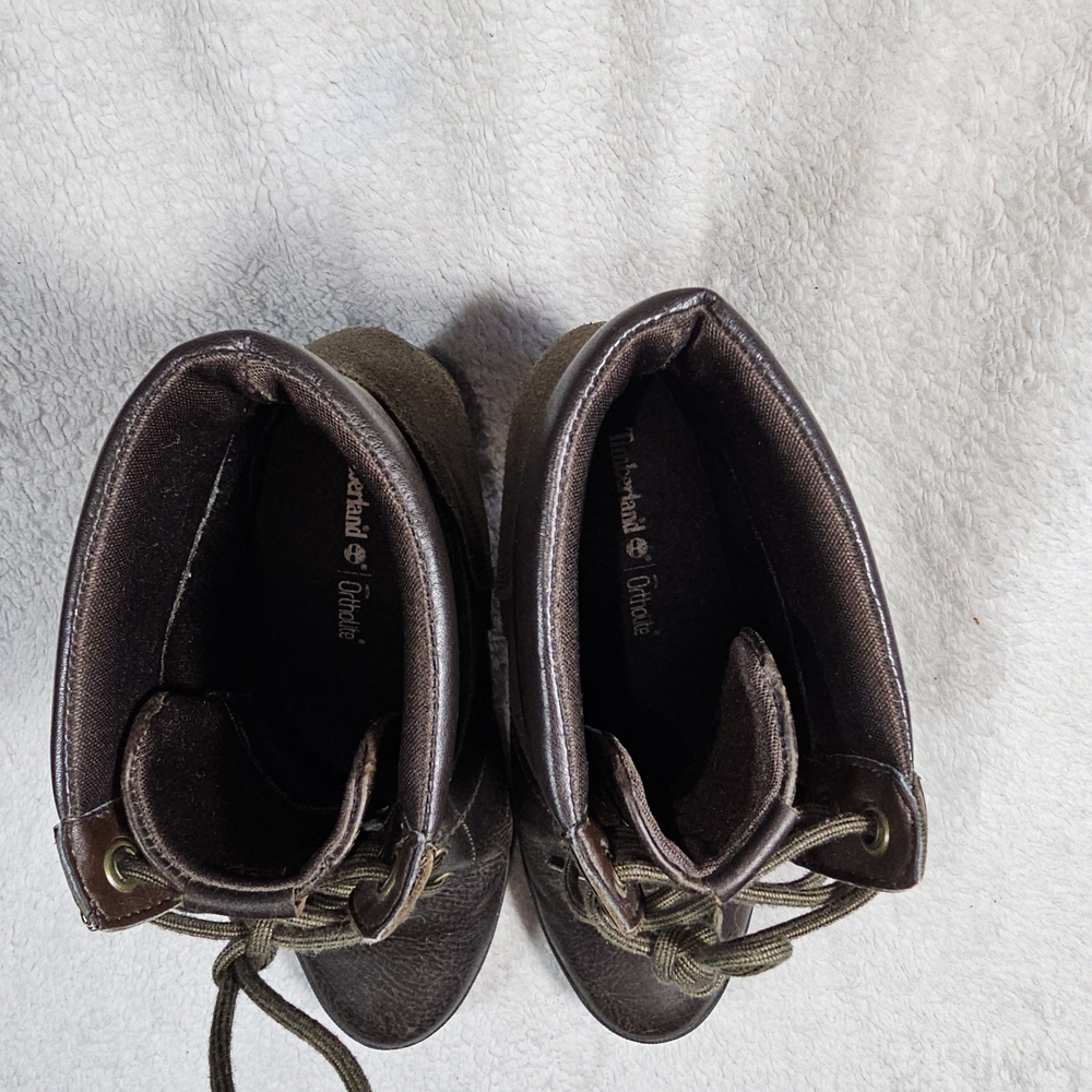 Timberland Women's Brown Leather Ankle Boots - Picture 10 of 14